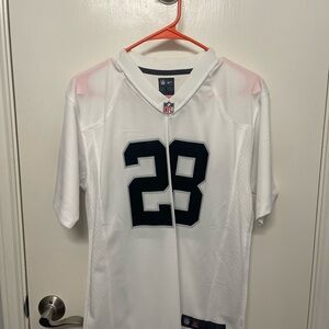 Nike White Raiders Jersey with Black 28